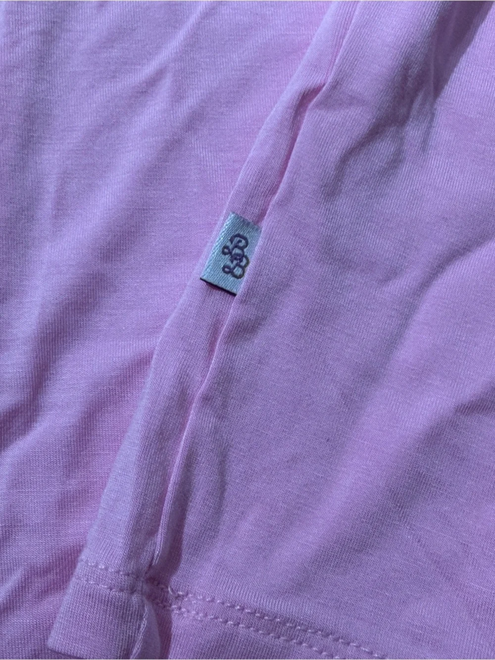 Girls' Long Sleeve Pink Pajama Top